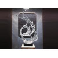 China Modern Clear Resin Abstract Sculpture for Indoor Outdoor Art Decoration on sale