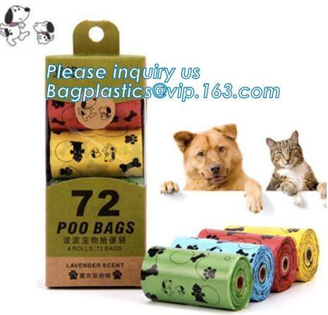 Pet Poop Bag Pet Waste Pooper Scooper Bags, Pill /Bone Shape Pet Dog Poop Bag