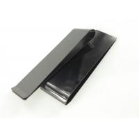 China Custom Metal Stamping Parts Black Polished U Stainless Steel Belt Clip on sale