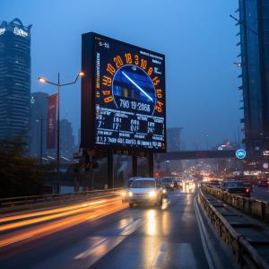 China Powerful Outdoor LED Advertising Billboard IP65 Brightness ≥7000cd/m2 supplier