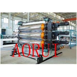 China Twin Screw PVC Plastic Sheet Extruder , Food Package Plastic Sheet Extrusion Machine supplier