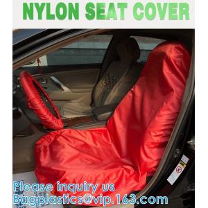 China Reusable Cars Accessories,  Nylon Car Seat Covers, Universal For Car Shops, Steering Wheel Cover Fabric supplier