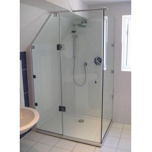 China ANSIZ97.1 Straight Corner Shower Enclosure Glass Tempered Safety supplier