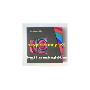 China Computer Utility Windows 8 Professional Retail 32bit & 64bit, Full DVD Box Package Software Win 8 Pro FPP Key wholesale