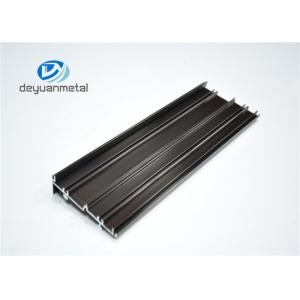 5.95 M Aluminium Extrusion Profile Bending / Cutting Deep Process For Office Building