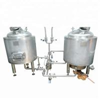 China Fully Automated Home Beer Brewing Equipment with 3mm Inner and 2mm External Tank Thickness on sale