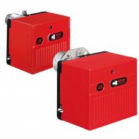 China Red Color 2 Stage Running Diesel Oil Burner , Automatic Ignition Diesel Burner Heater on sale