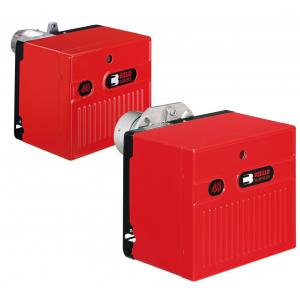 Red Color 2 Stage Running Diesel Oil Burner , Automatic Ignition Diesel Burner Heater