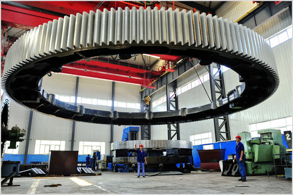China Máquina grande de Ring Tooth Ring For Mining da engrenagem das circunferências do moinho da engrenagem das circunferências do moinho supplier