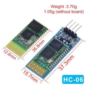 China Modulo Bluetooth sem fio HC-05 HC-06 Transceptor RF RS232 / TTL para conversor UART 4.0 Adaptador de áudio wholesale