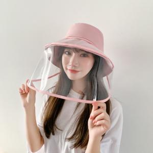 2020 New Faceshield FIsherman Cap Outdoor Anti Droplets Protective Hat Transparent Full Face Shield Hat