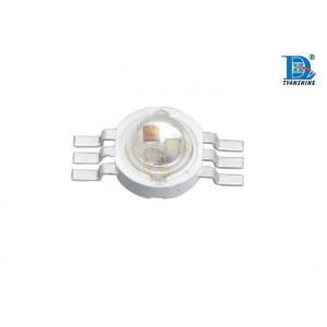 China Super Bright Red 35 - 60lm 350mA RGB High Powered LED , 1W LED Diode supplier