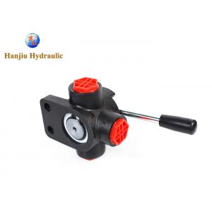 Rotary Control Lever Operated Hydraulic Diverter Valve 24gpm G1/2 Ports