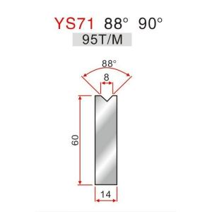 High Precision YS71 Amada Press Brake Tooling V8 Bottom Die