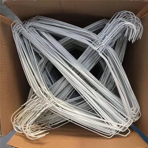 China White Color 2.3mm Wire Shirt Hangers Wholesale In Gulf Countries wholesale