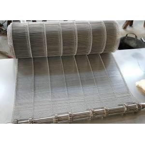 High Temperature Resistant Stainless Steel Chocolate Coating Flat Flex Conveyor Belt