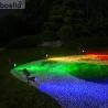 Lámparas solares de jardín Iluminación solar de jardín a prueba de agua en negro para jardines y patios modernos