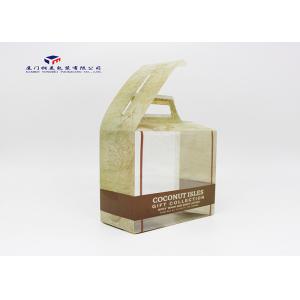 China Rectangle Hard Plastic Box Packaging Handle On Top Deisgn Easy To Carry supplier