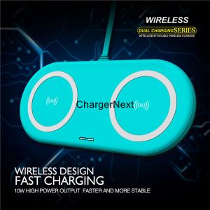 China 2018 CE FCC 10W FAST Speed Portable mobile phone accessories charger Qi wireless charging pad for iPhone 8 for iPhone X supplier