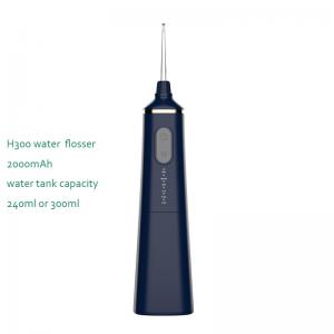 Hanasco Portable Oral Water Flosser Suitable For Travel 240 / 300ML BLACK / WHITE