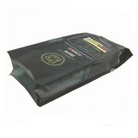 China Custom Printing Plastic Pouches Packaging , Black Coffee Bean Packaging Pouch on sale