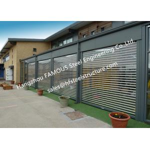 Commercial Shop Front Polycarbonate Transparent Slat Shutter Door Aluminum Roll Up Security Doors