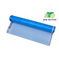 China 20kg/m3 Thermal Insulation Laminate Flooring Underlayment With Blue Single Foam on sale