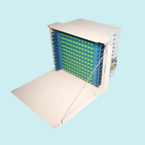 China 24 Port Fiber Optic Patch Panel Rack Mount 1U/2U/3U/4U Optical Distribution Frame ODF supplier