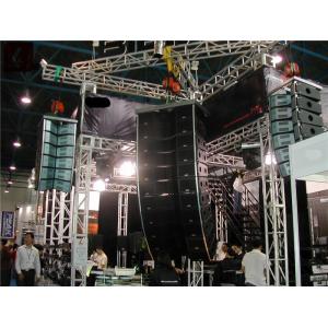 ISO Single Speaker Truss Stands Tower Aluminum 6082 Height 12m Space Saving