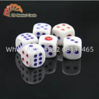 China White Plastic Dice Cheating Device Electronic Automatic Dice Cup With Mercury on sale