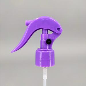 embalaje cosmético púrpura negro blanco de 24m m 28m m Mini Foaming Trigger Spray Head Pp pequeño