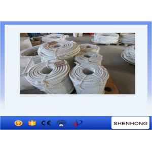 China タワーEerectionの間に引っ張るべき未加工白16mm二重編みこみのナイロン ロープ supplier