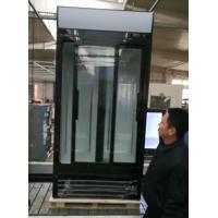 China Upright Auto Closing Beverage Glass Door Refrigerator Sliding Glass Door Merchandiser Fridge on sale
