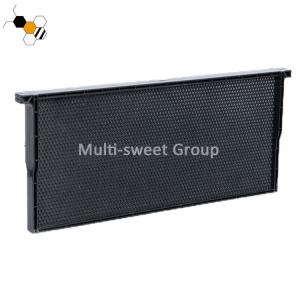 Black Yellow Food Grade Plastic Bee Frame With Foundation