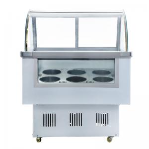 China Glass Door Preservation Table Stainless Steel Refrigeration Facilities 1.8m supplier