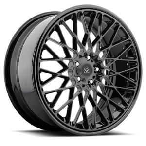 China Gloss Black Customised 2-Piece Forged Alloy Rims 17 For Audi S4 / 19 alloy rims 5x112 supplier