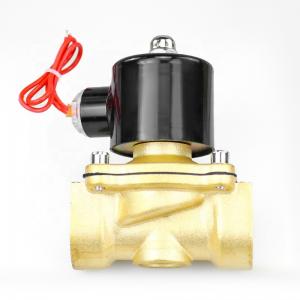 China AC DC 12V 24V 110V 220V Brass Solenoid Water Valve With Pure Copper Enameled Wire Coil supplier