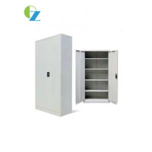 China 2 Door Steel Office Cupboard Design With 4 Shelves Cabinet Metal Cupboard Style supplier