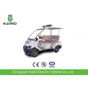 China CE Standard 4 Seater Police Electric Security Patrol Vehicles 48V 4KW DC System supplier