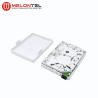 China MT-1222 1 2 core single port small indoor plastic fiber optic junction box ftth indoor joint box wholesale