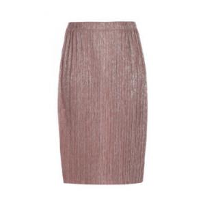 Shiny Polyester Womens Fashion Skirts Knee Length Pencil Skirts For Summer / Autumn