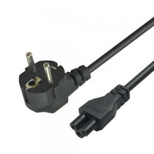 Home Appliance EU Power Cord 3 Pin Computer Power Cable 1mtr-2mtr