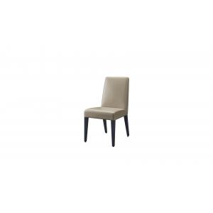 China Contemporary Luxury High Quality Genuine Leather Dining Room Chair supplier