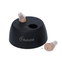 China Beige Wireless Hearing Aids Retone Mini Rechargeable Digital Hearing Device for sale