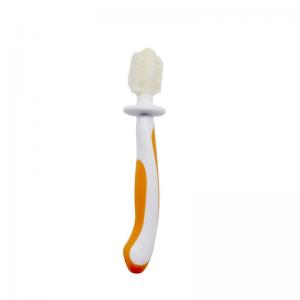 China Small Size Training Silicone Baby Brush Easy Handled For Little Children supplier