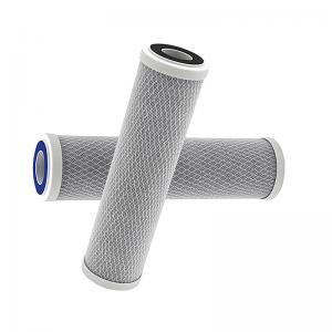 China Eco-Friendly 10 inch Sinter CTO Filter Tube Replacement Carbon Filter Cartridge for Refillable Water Filter supplier