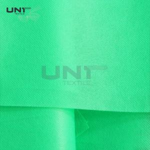 China Green Biodegradable Pp Spunbond Non Woven Fabric Breathable For Agriculture And Bag Usage supplier
