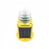 China RS232 12v Rechargeable Solar Barge Warning Light 300LUX wholesale