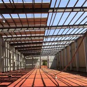 China Fabrication Light Frp Panel Prefabricated Steel Structure Building Sgs supplier