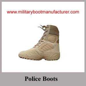 China Wholesale China made Full Grain Suede Tan Color Military Tactical Desert Boots supplier